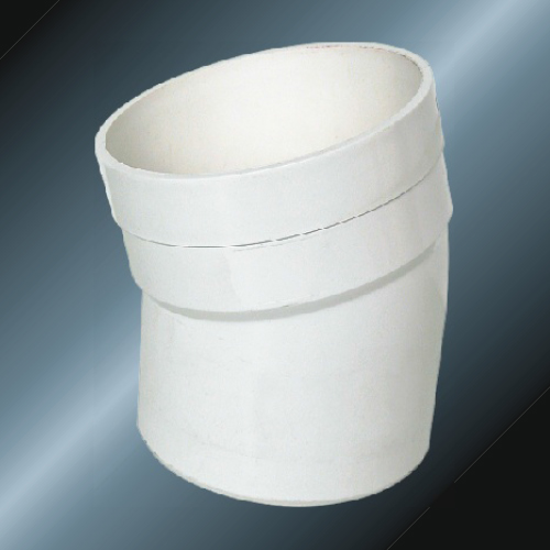 Raccord en PVC du coude de 15 degrés pour le drainage 