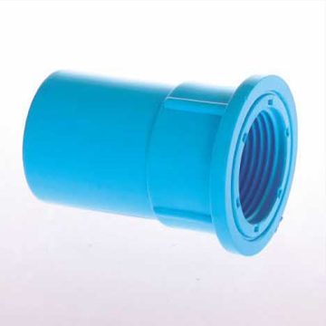 UPVC JIS K-6743 Zócalo del grifo de presión de color azul 