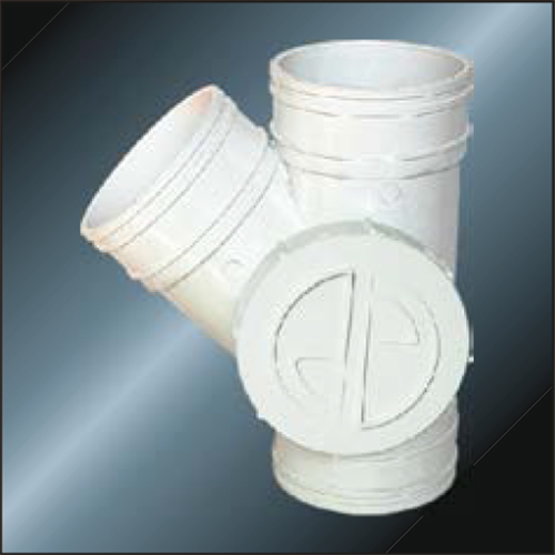 Bs5255 / 4514 Drainage Upvc Y-tee Porte latérale Gris Couleur 
