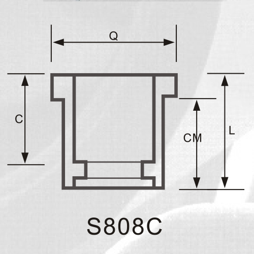ASTM SCH80 CPVC Reducing Bush Dark Grey Color 