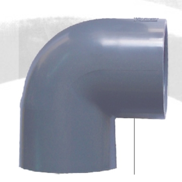 ASTM SCH80 CPVC Codo 90 ° Color gris oscuro 
