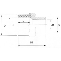 DIN PN10 Water Supply Upvc Male Adaptor White 