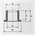 DIN PN16 Water Supply Cpvc Thread Reducer Grey 