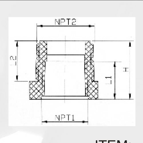 BS4346 Water Supply Upvc Female Thread Reducing Bush 