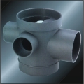 Raccord d'évacuation en PVC Drain de sol DIN 75X50 