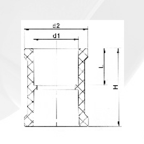 NBR5648 Water Supply Upvc Socket Grey Color 