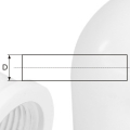 DIN PN10 Upvc Pipe White Color 