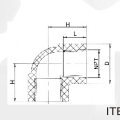BS4346 Water Supply Upvc Female Thread Elbow White 