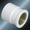 DIN PN10 Pasokan Air Upvc Female Adapter Brass 