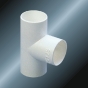 Conducto Upvc Tee Color Blanco 