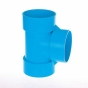 UPVC JIS K-6739 Tee de drenaje Color azul 