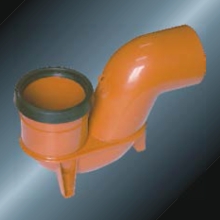 Din Drainage Upvc P-Trap Gris Couleur 