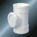 BS5255 / 4514 Drainage Upvc Pintu Socket Warna Abu-abu 
