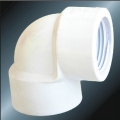 BS4346 Pasokan Air Upvc Perempuan Thread Siku Putih 