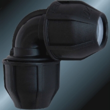Color negro Pe Codo 90 ° Para riego 