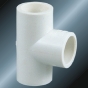 Alimentation en eau Din Pn10 Upvc Tee couleur blanche 