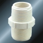 BS4346 Alimentation en eau Upvc Filetage mâle Mamelon Blanc 
