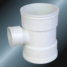 Din Drainage Upvc Reducing Tee Couleur Gris 