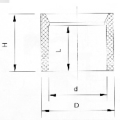 Din Pn10 Suministro de agua Upvc Bush reductor blanco 