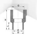 ASTM D2846 Water Supply Cpvc Female Adaptor 