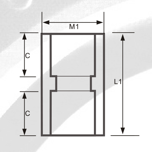 ASTM SCH80 CPVC Socket Dark Grey Color 
