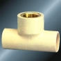 ASTM D2846 Alimentation en eau Cpvc Femelle Tee Laiton 