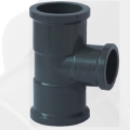 NBR5648 Suministro de agua Upvc Reducción Tee Color gris 