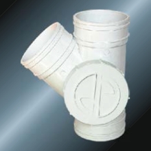 Drainage Upvc Y-tee porte latérale couleur gris 