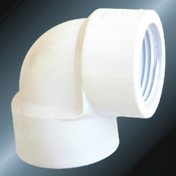 BS4346 Alimentation en eau Upvc réduisant le coude de filetage femelle 