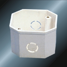 Conduit Upvc Octagon Outlet Box Couleur Blanche 