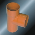 Raccord en té de raccord de drainage en PVC DIN 110 mm 